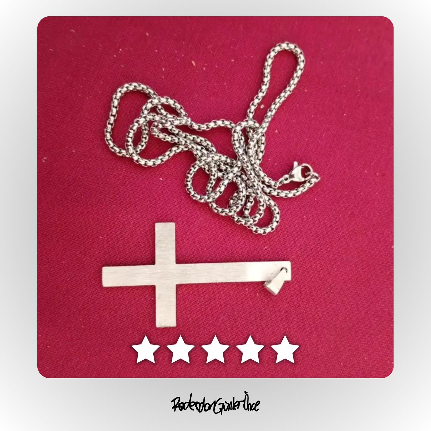 Upside Down Cross Chain